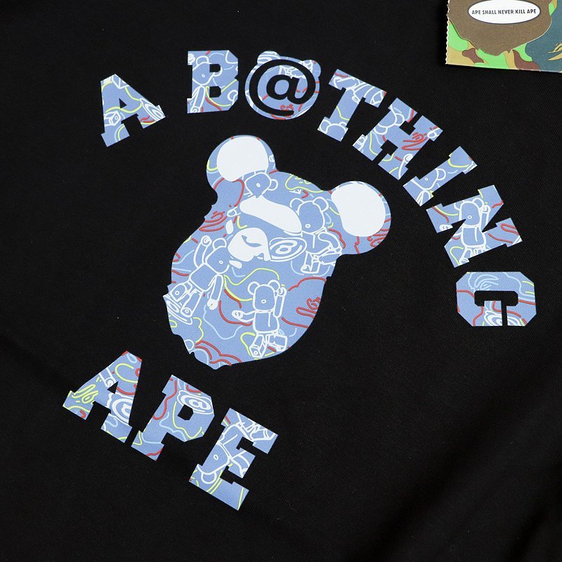 Футболка Bape Logo With Symbol At "Black" фото № 4