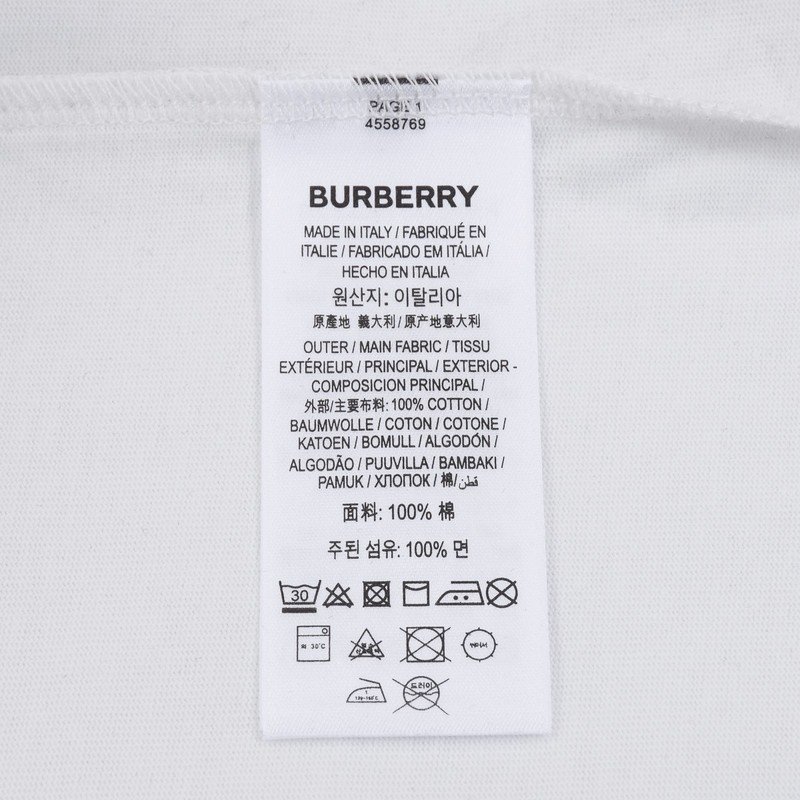 Футболка Burberry England Print "White" фото № 3
