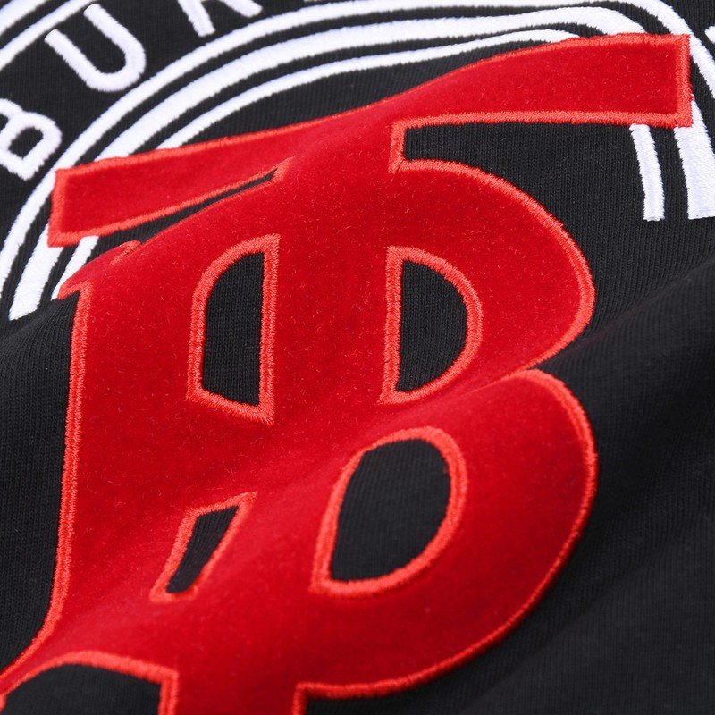 Футболка Burberry With An Arch And Brand Badge "Black" фото № 8