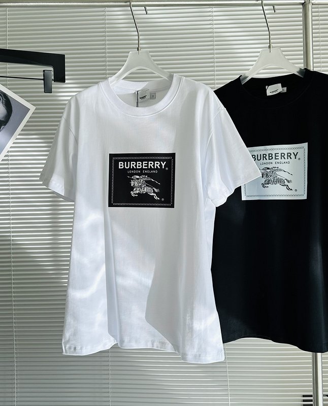 Футболка Burberry With Brand Application "White" фото № 5