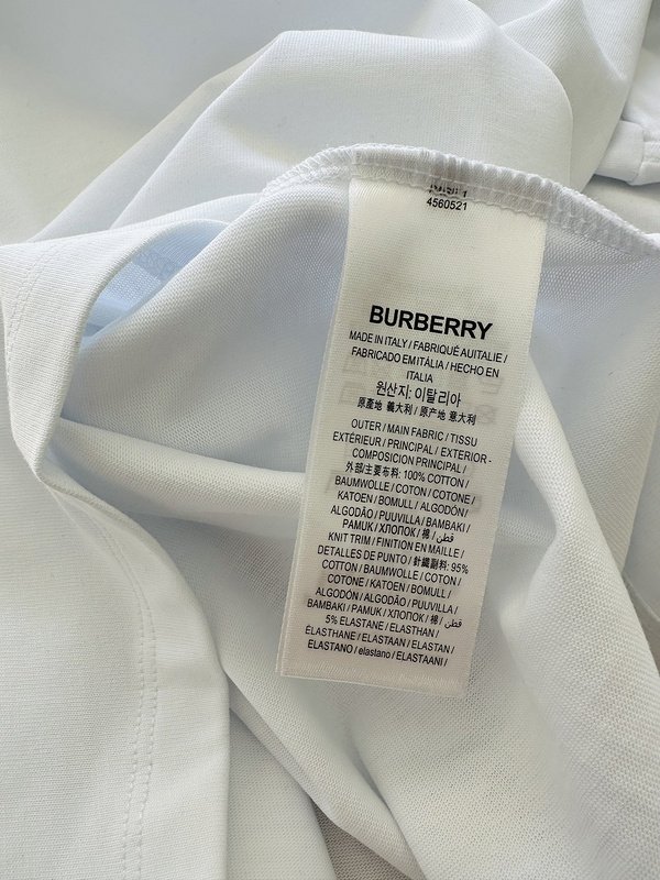 Футболка Burberry With Brand Application "White" фото № 4
