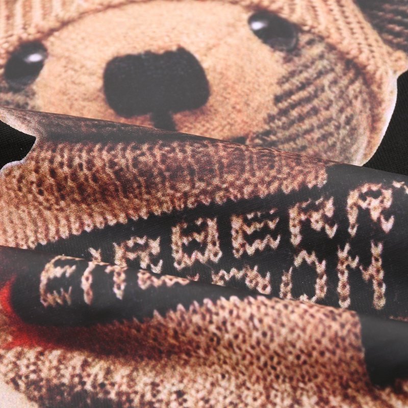 Футболка Burberry With A Colorful Toy Print "Black" фото № 7