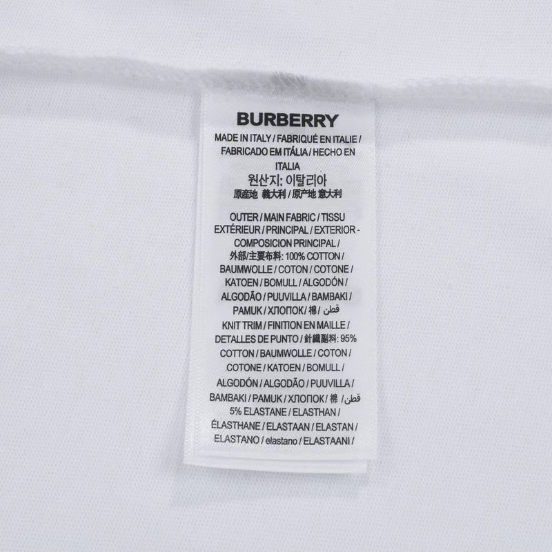 Футболка Burberry Three-Dimensional Logo II "White" фото № 3