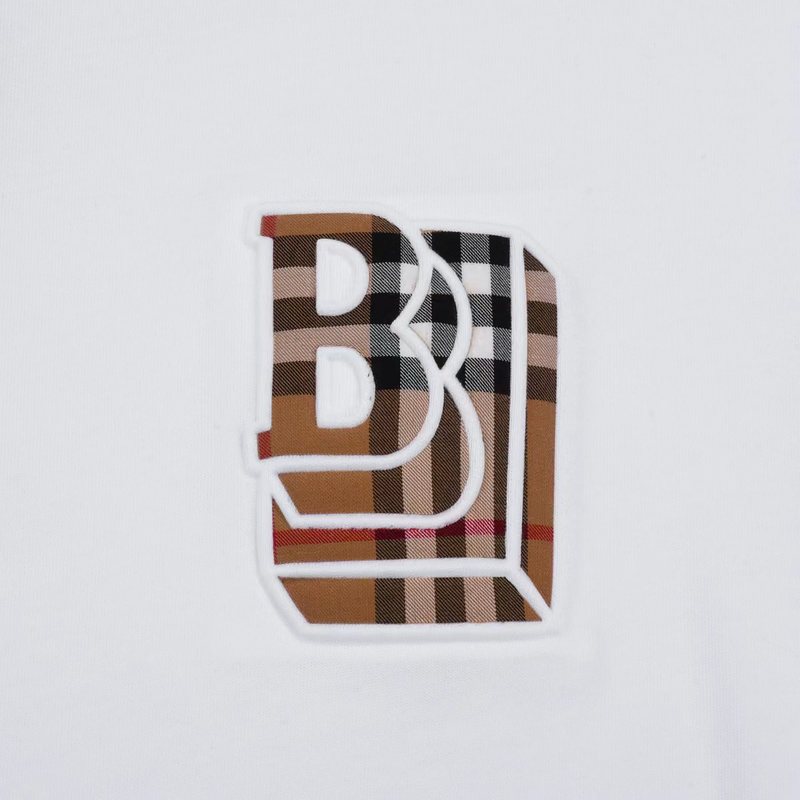 Футболка Burberry Three-Dimensional Logo II "White" фото № 6