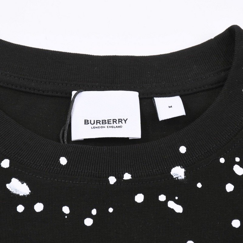 Футболка Burberry Decorated With Spots "Black" фото № 6