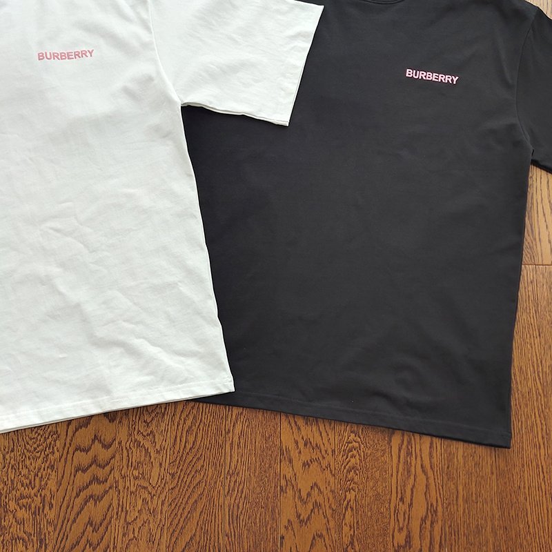 Футболка Burberry Large Sizes "Black" фото № 6