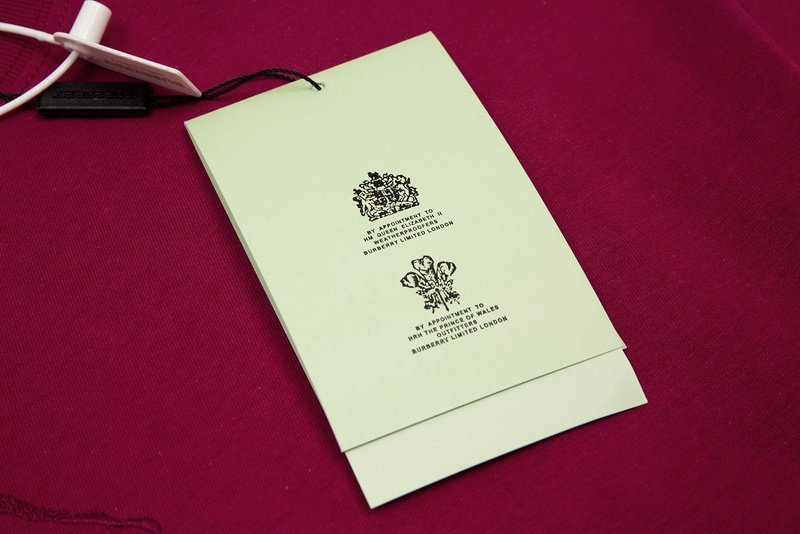 Футболка Burberry With The Rider Logo In The Center "Vinous" фото № 4