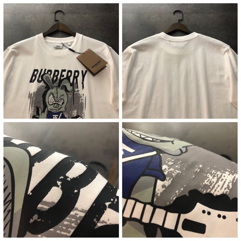 Футболка Burberry Rock And Roll "White" фото № 2