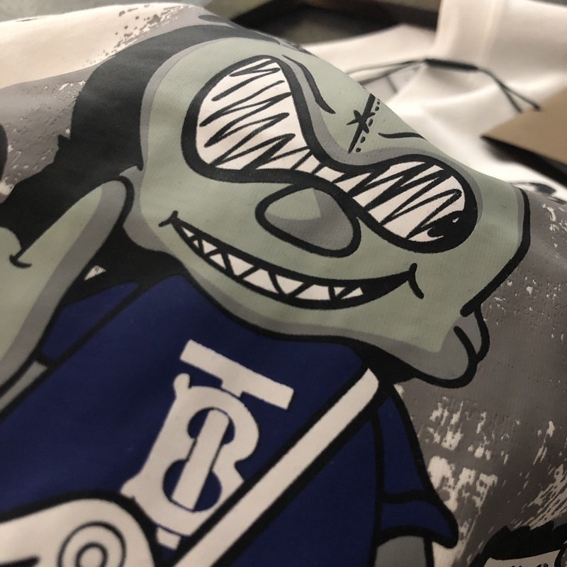 Футболка Burberry Rock And Roll "White" фото № 3