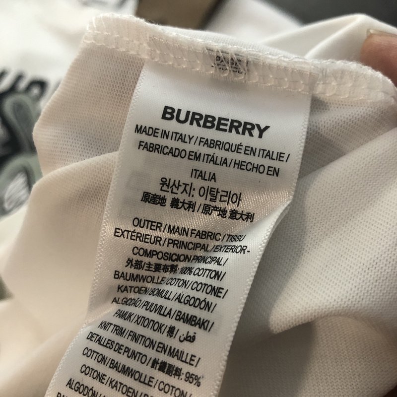 Футболка Burberry Rock And Roll "White" фото № 5