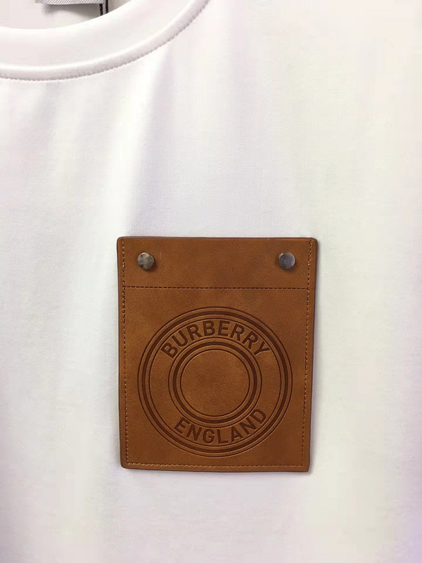 Футболка Burberry Logo On The Pocket "White" фото № 3