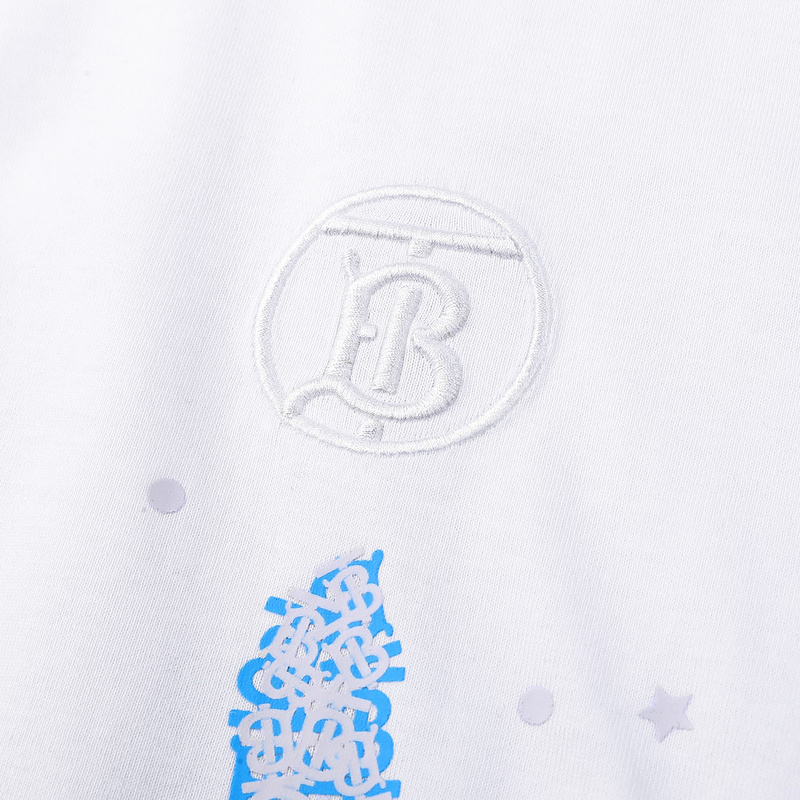Футболка Burberry Fawn Print "White" фото № 5