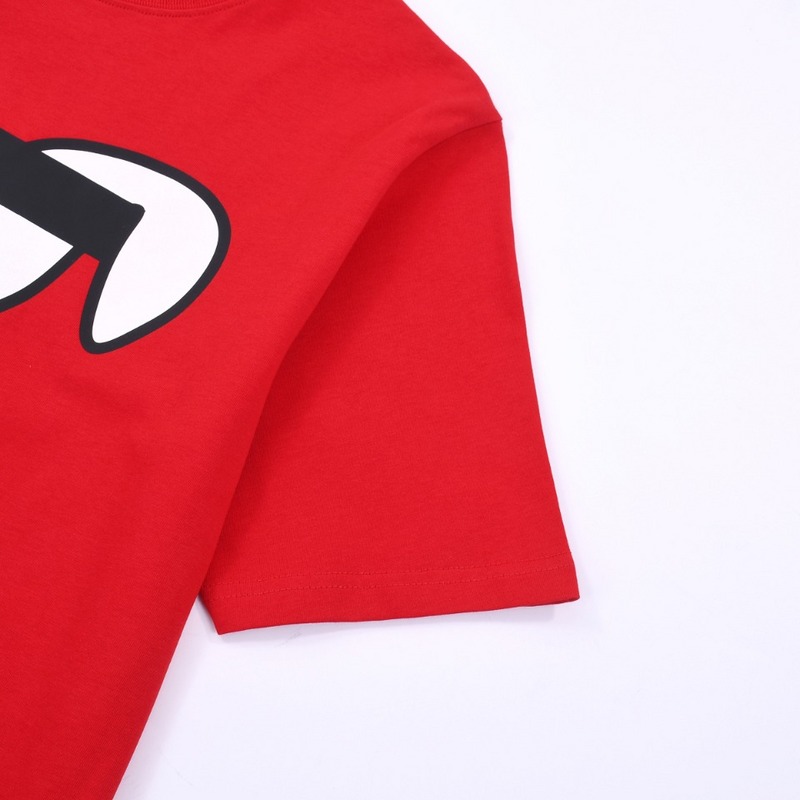 Футболка Burberry Original Logo "Red" фото № 5