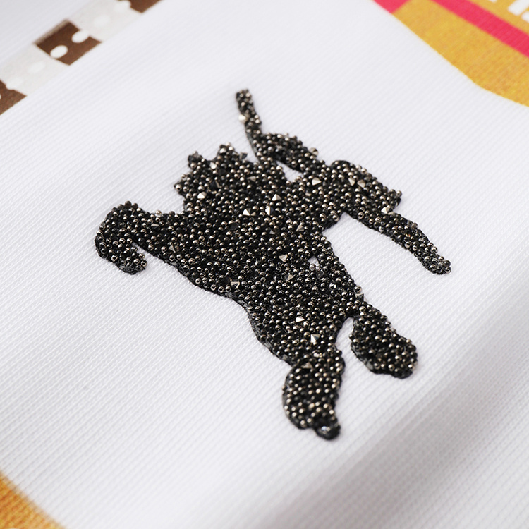 Футболка Burberry With Shining Logo "White" фото № 4