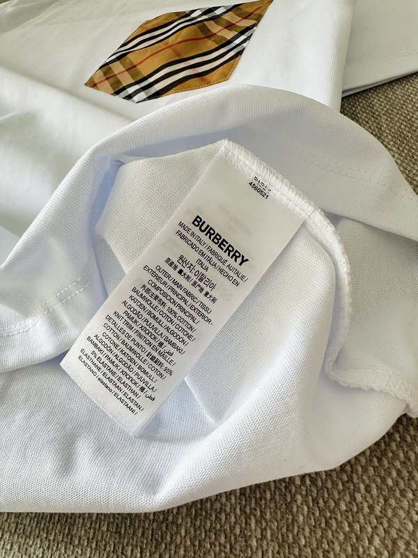 Футболка Burberry Combined With The Style Of The Cage "White" фото № 6