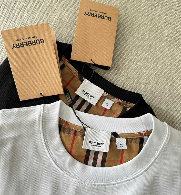 Футболка Burberry Combined With The Style Of The Cage "White" фото № 3