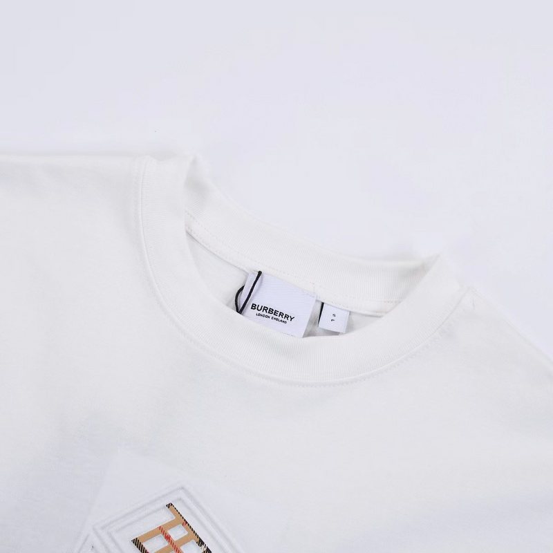 Футболка Burberry Logo With Top View "White" фото № 4