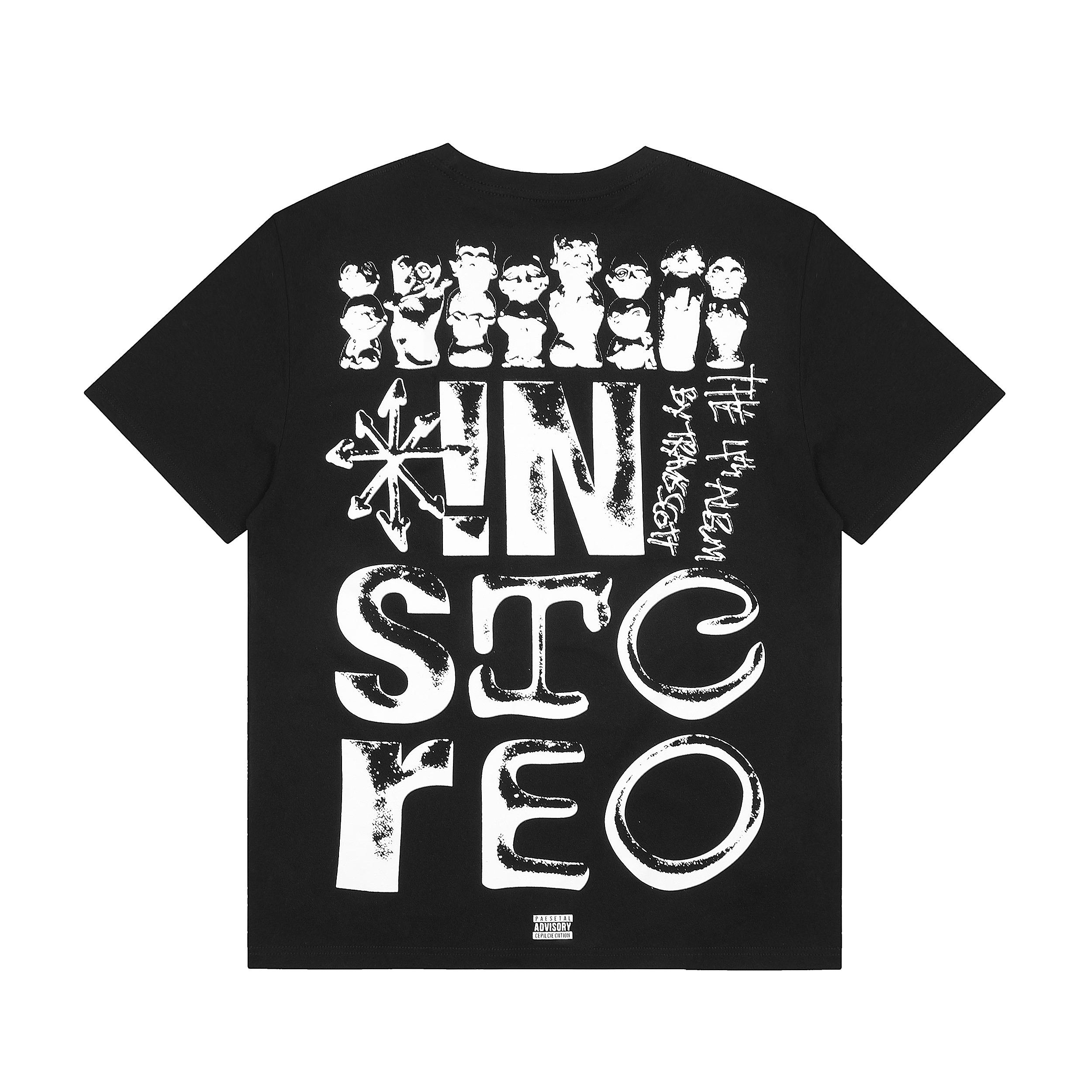 Футболка Cactus Jack Merch Travis Scott Utopia In Stereo "Black" фото № 2