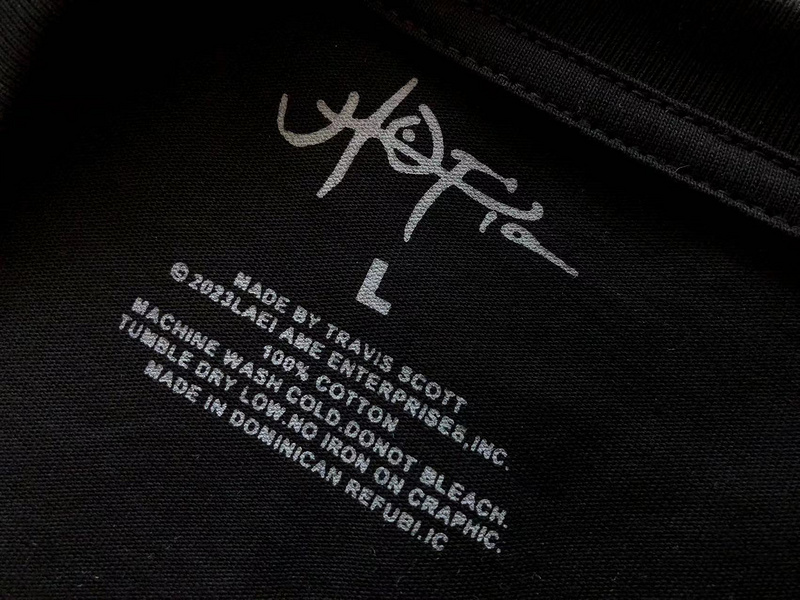 Футболка Cactus Jack Merch Animals Front Print And Screws Print Back "Black" фото № 3