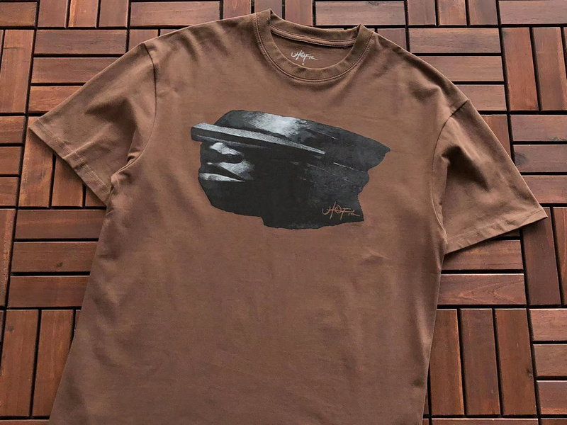 Футболка Cactus Jack Merch Stone Face "Brown" фото № 4