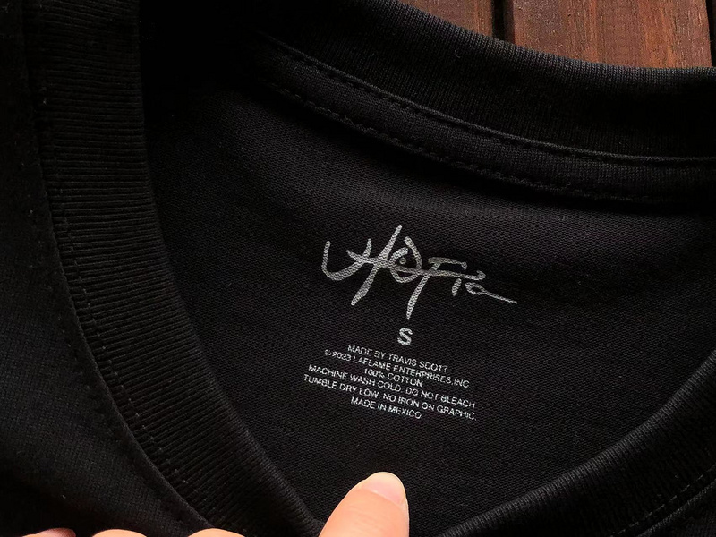 Футболка Cactus Jack Merch Screaming Face "Black" фото № 3