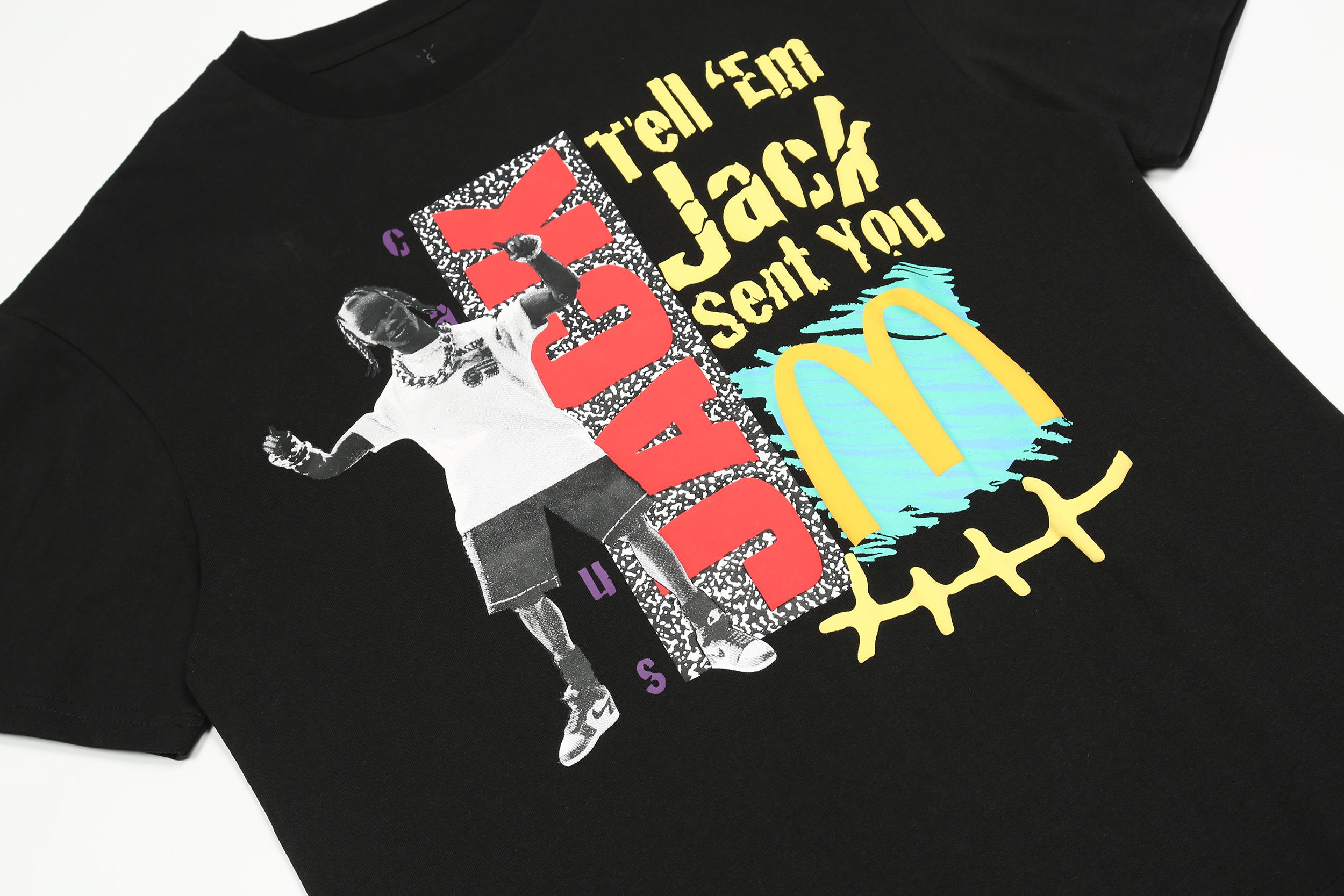 Футболка Cactus Jack McDonald's "Black" фото № 3