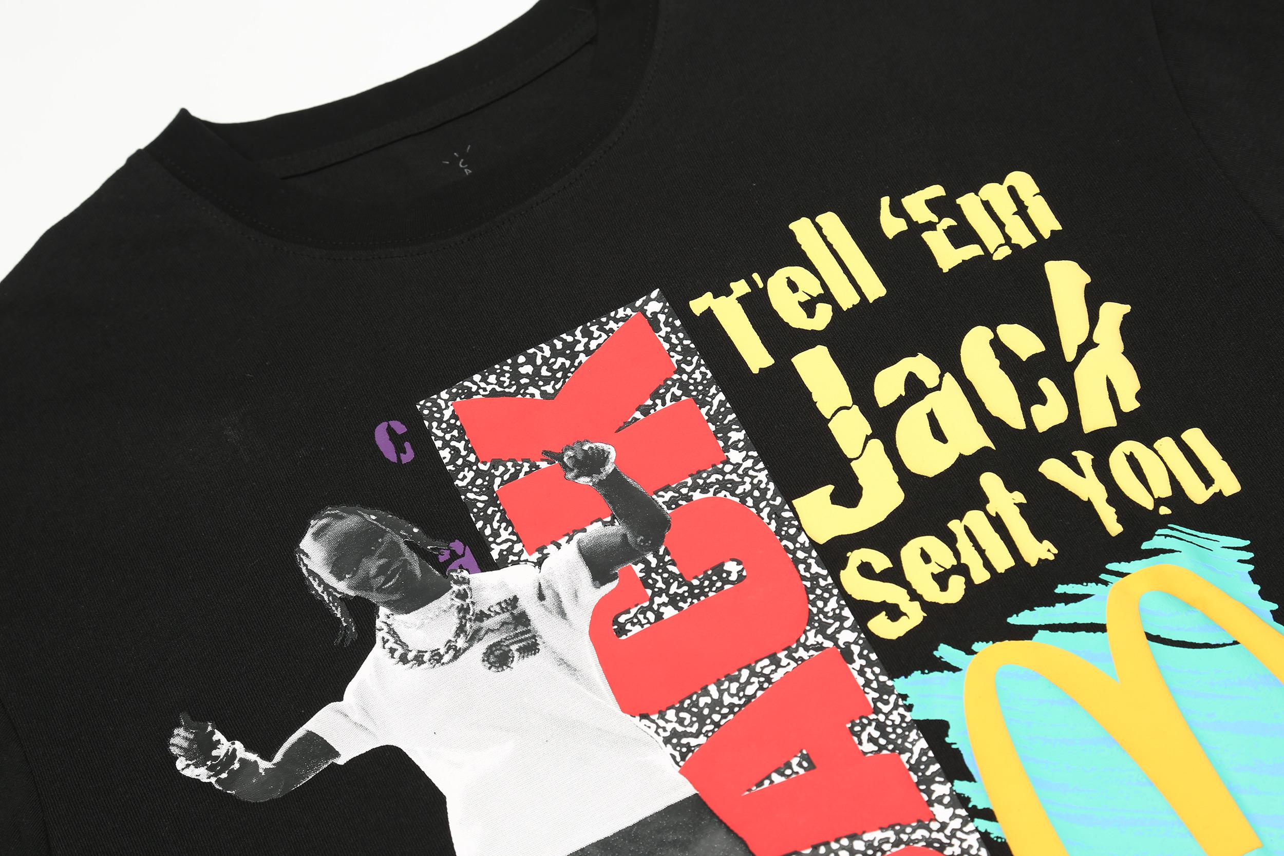 Футболка Cactus Jack McDonald's "Black" фото № 9