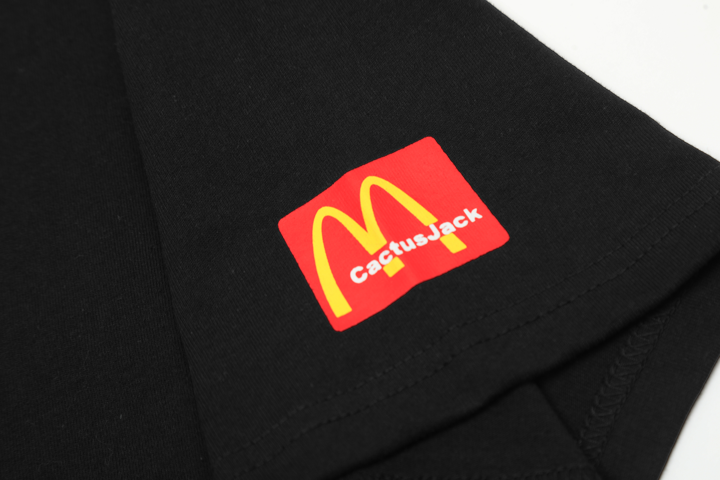 Футболка Cactus Jack Merch McDonald’s French Fries "Black" фото № 5