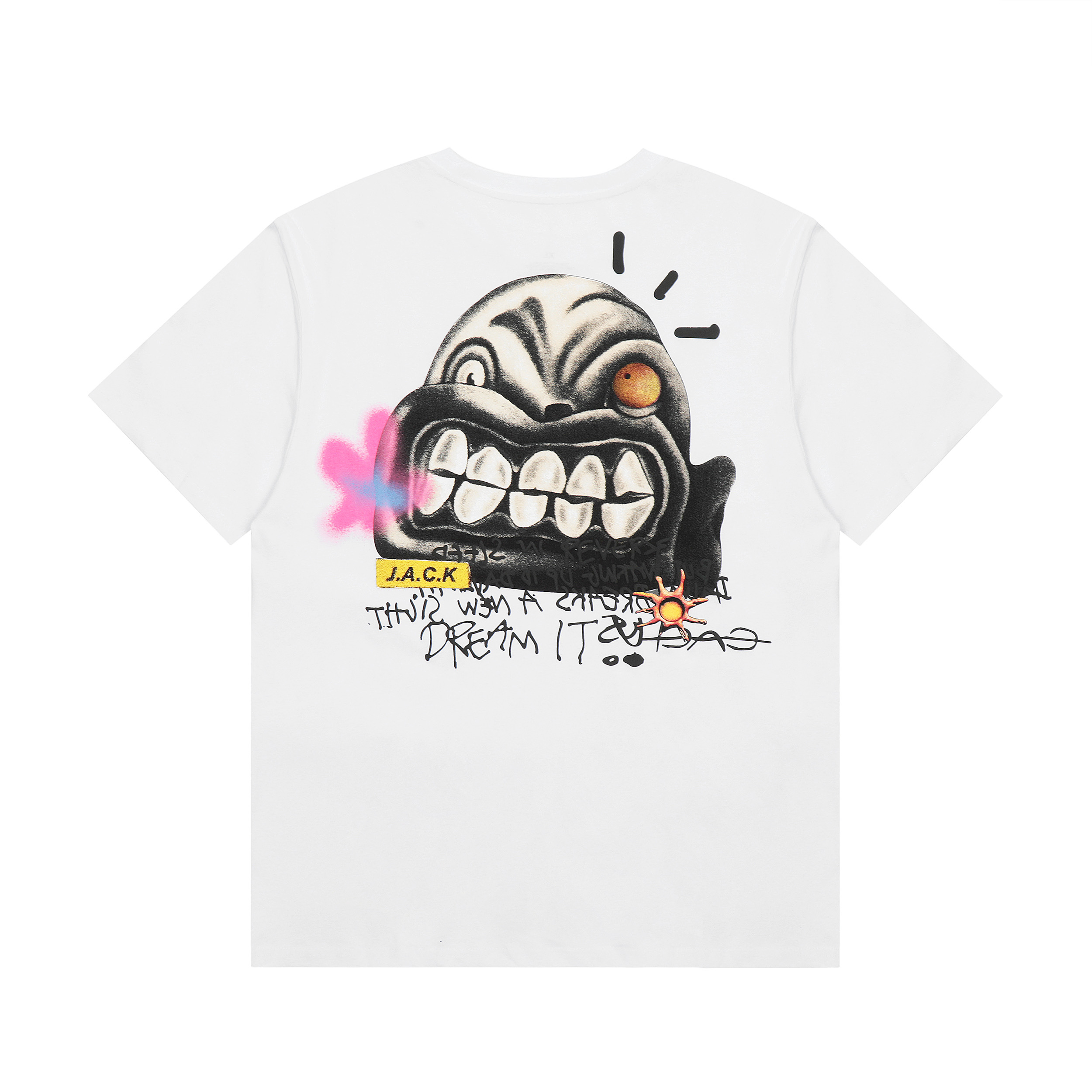 Футболка Cactus Jack Merch Air Records BPM "White" фото № 2