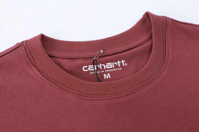 Футболка Carhartt Small Logo "Vinous" фото № 2