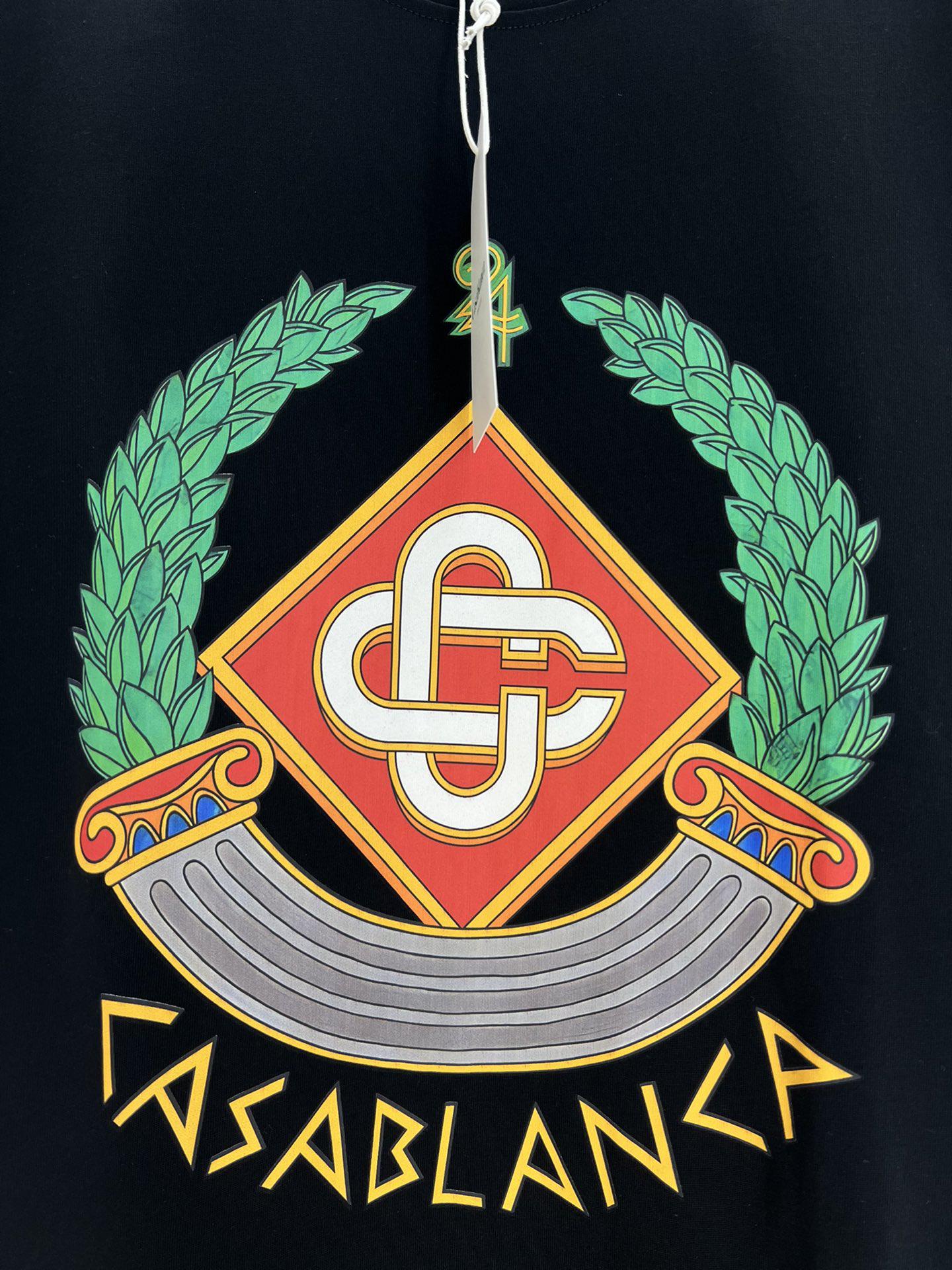 Футболка Casablanca Atributs And Logos Of Casablanca "Blue" фото № 3