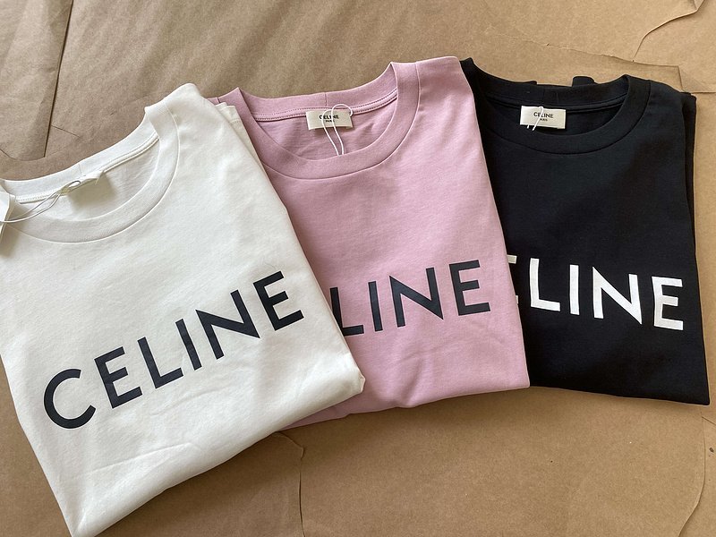 Футболка Celine Base "Pink" фото № 3