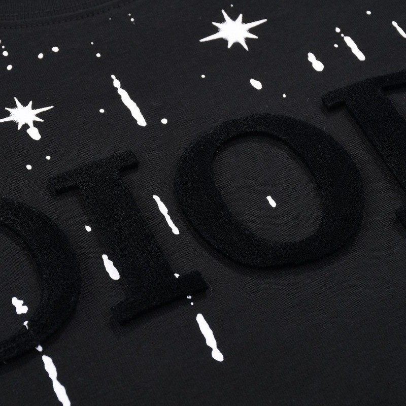 Футболка Christian Dior Star Rain "Black" фото № 2