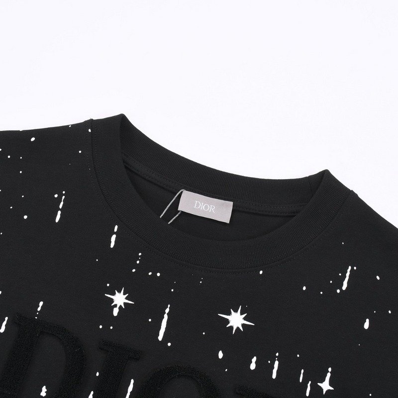 Футболка Christian Dior Star Rain "Black" фото № 4