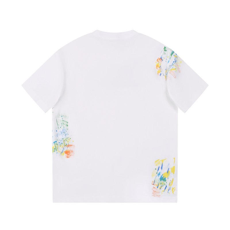 Футболка Christian Dior Splattered With Paint "White" фото № 4