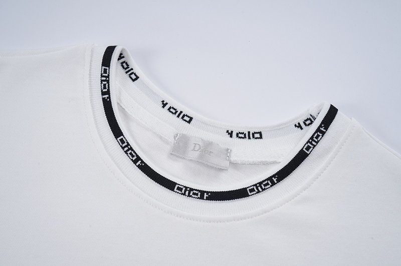 Футболка Christian Dior Edge Decoration And Small Bug Print "White" фото № 2