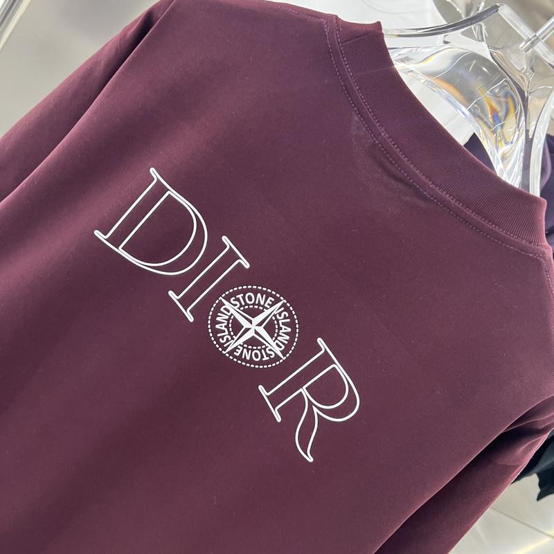 Футболка Christian Dior Logo Dior Compass "Brown" фото № 2