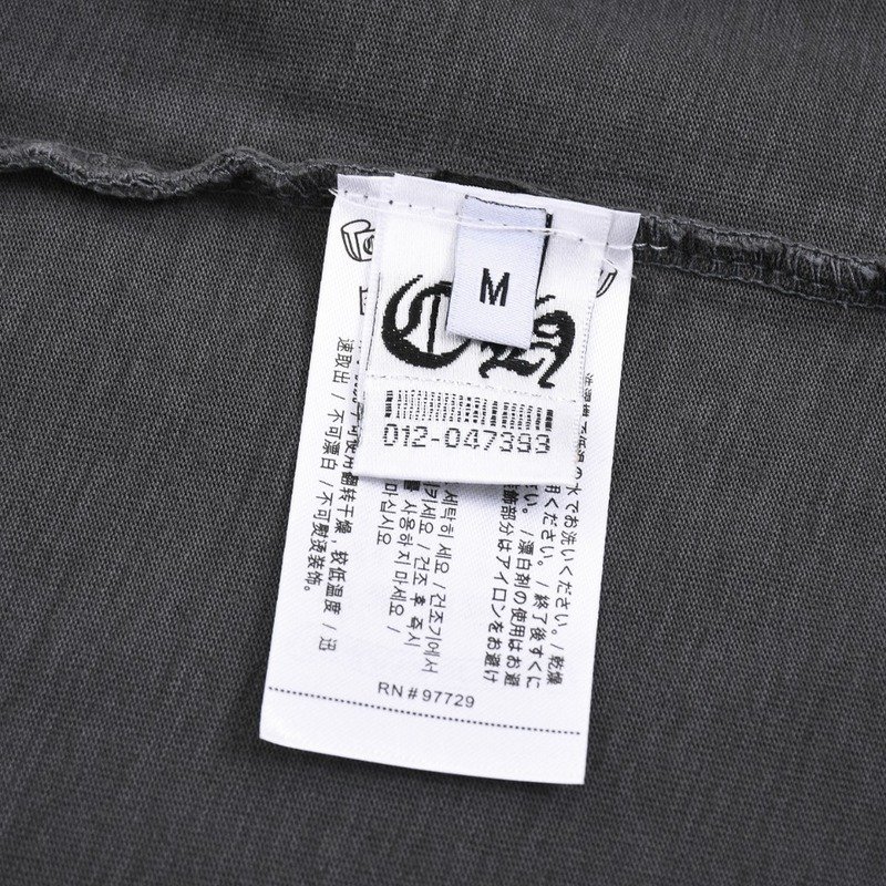 Футболка Chrome Hearts Black Logo Brand "Gray" фото № 7