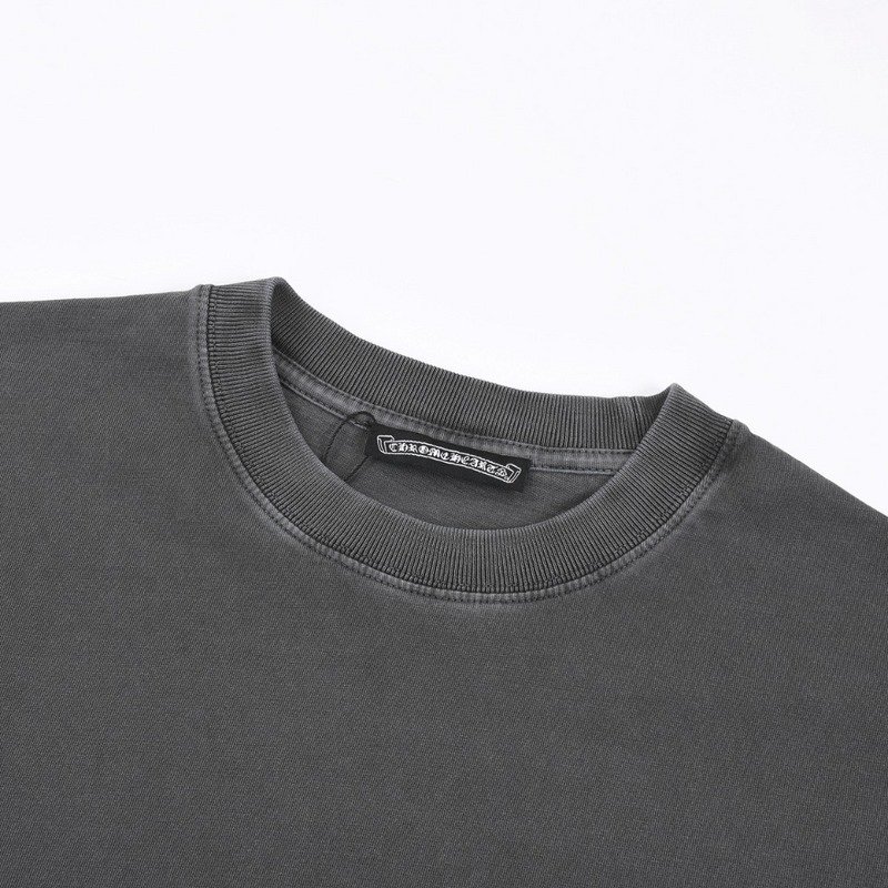 Футболка Chrome Hearts Black Logo Brand "Gray" фото № 6