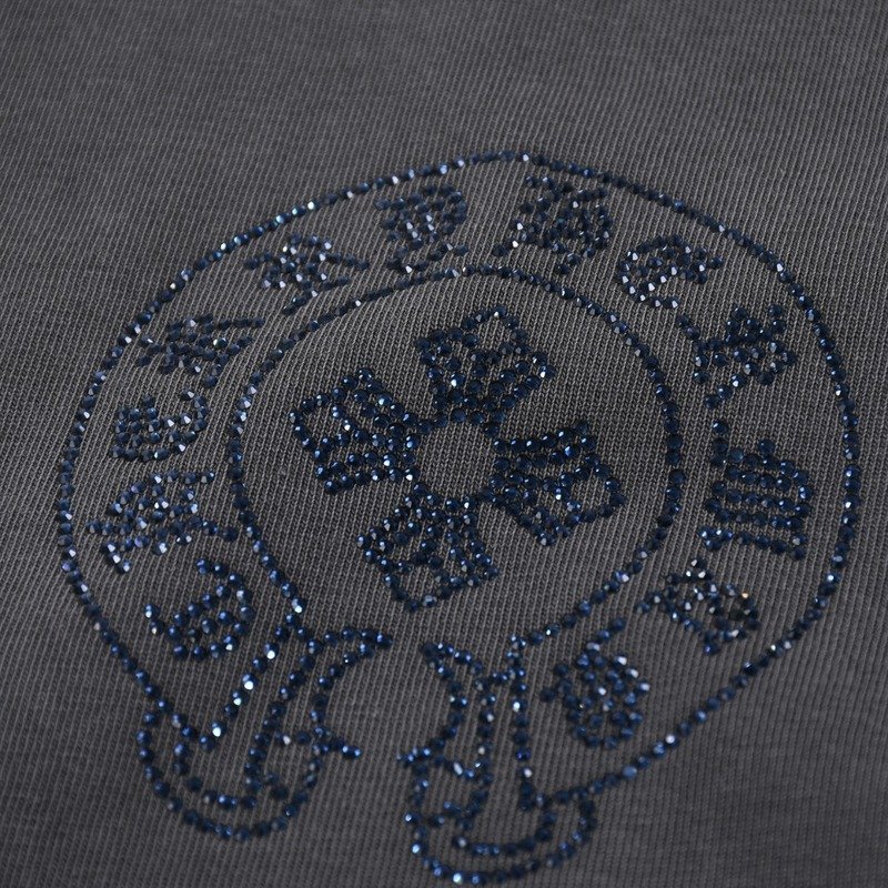 Футболка Chrome Hearts Black Logo Brand "Gray" фото № 4