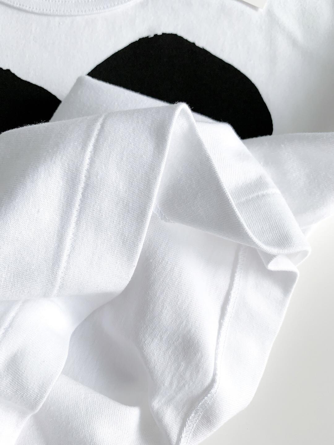 Футболка Comme des Garçons Play Black Heart Eyes "Gray" фото № 4