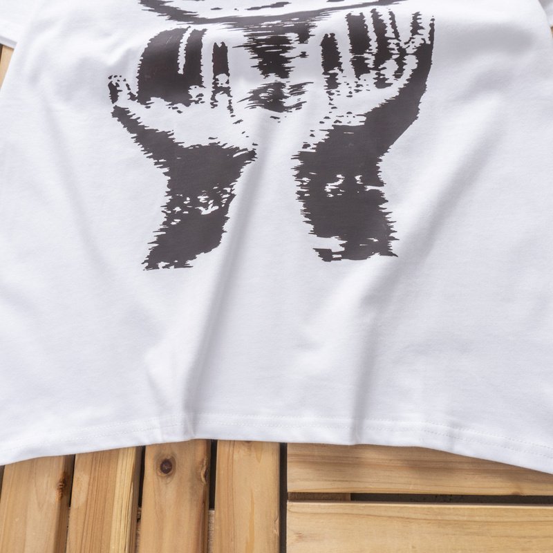 Футболка Corteiz Chisel Hands Print "White" фото № 6