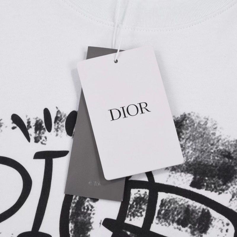 Футболка Dior Slob "White" фото № 3