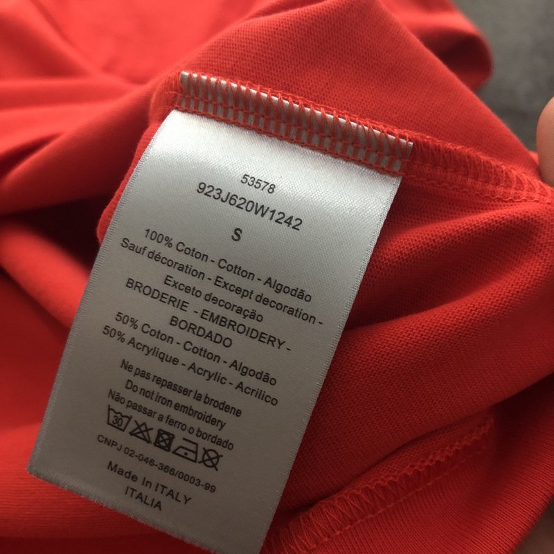 Футболка Dior Logo And Soft Patch "Red" фото № 6