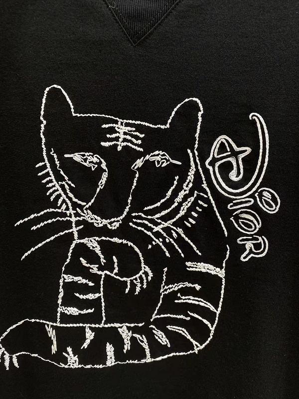 Футболка Dior Curious Tiger Print "Black" фото № 3
