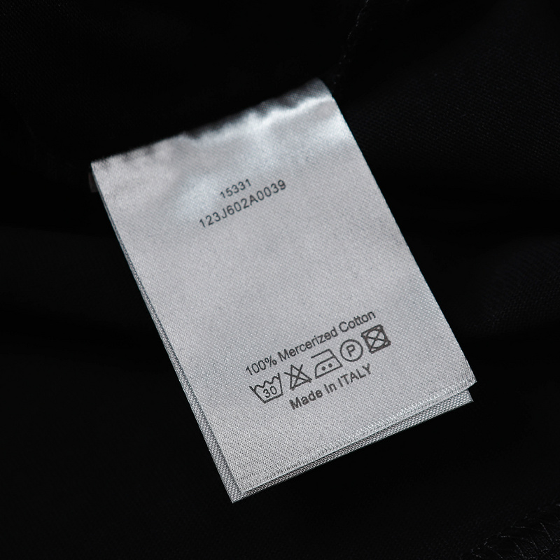 Футболка Dior With The Inscription "Black" фото № 7