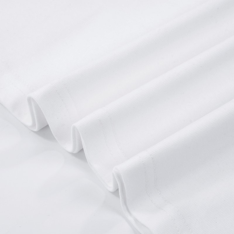 Футболка Dolce And Gabbana With Plain Logo Embroidery "White" фото № 8