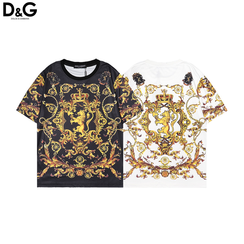 Футболка Dolce Gabbana Royal Patterns "White" фото № 2