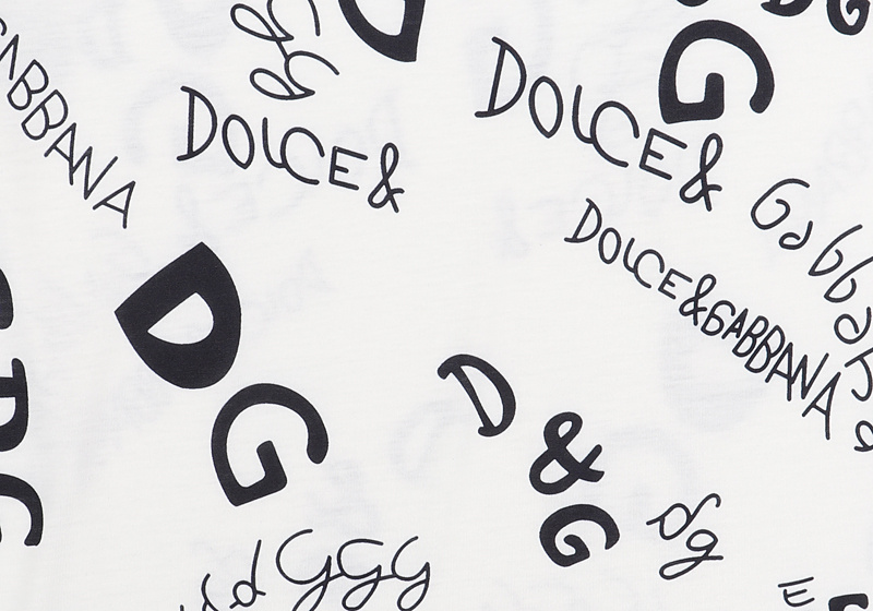 Футболка Dolce Gabbana Set Of Letters "White" фото № 8