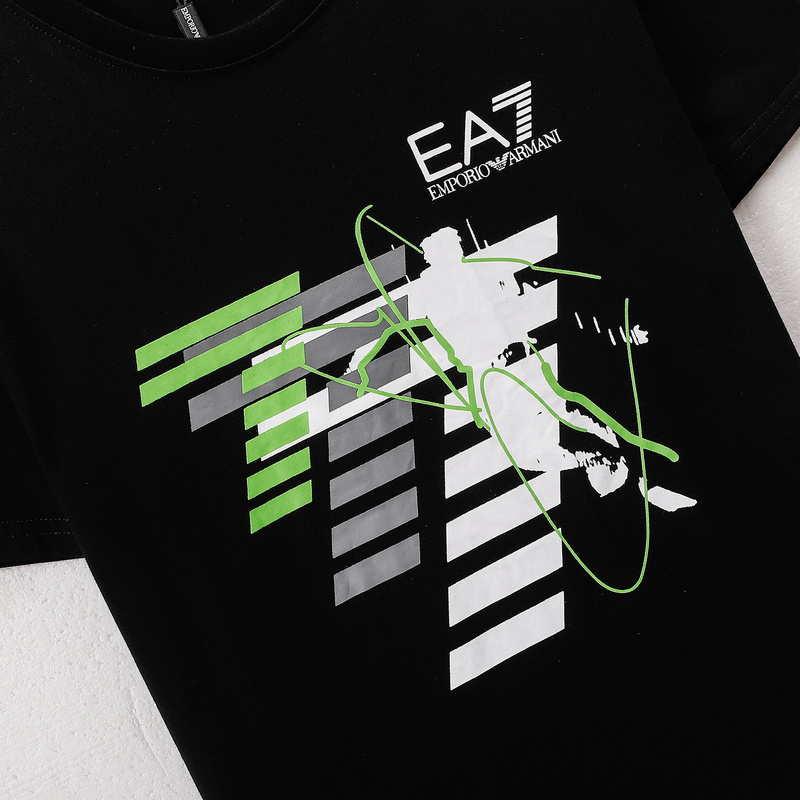 Футболка Armani 777 Sports Print "Black" фото № 5